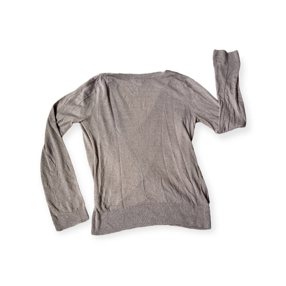 Anthropologie Hinge Women's Lightweight Faux Wrap Sweater - Picture 6 of 6